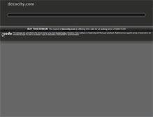 Tablet Screenshot of decocity.com
